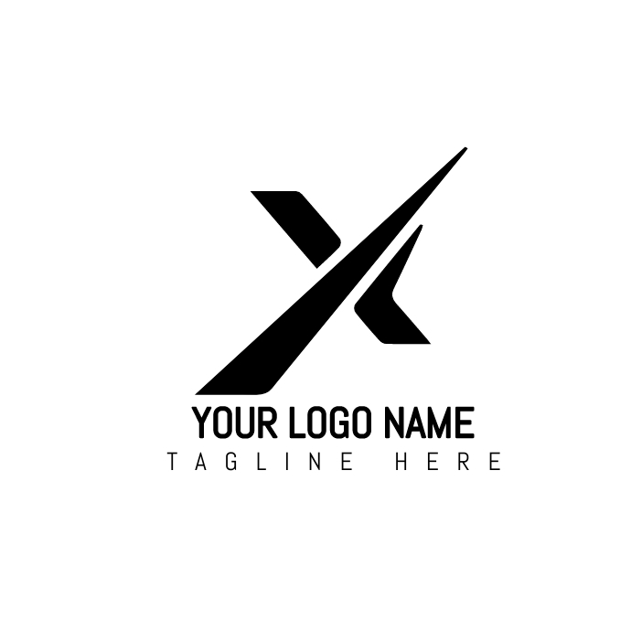 X logo design| Company logo Logotyp template